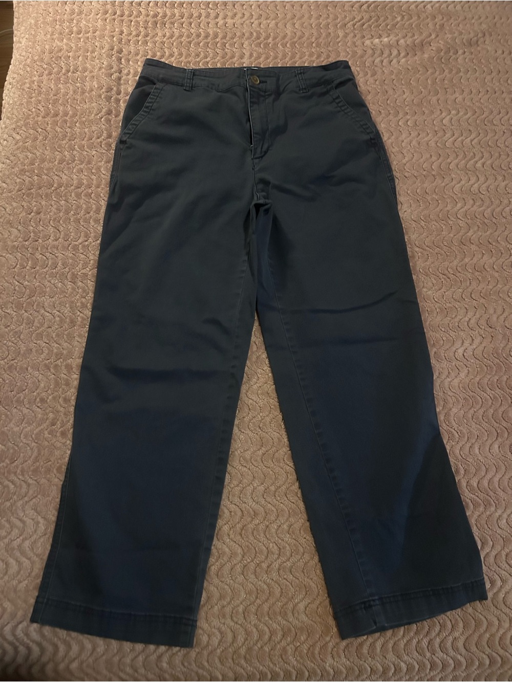GAP Wide-Leg Trousers in charcoal